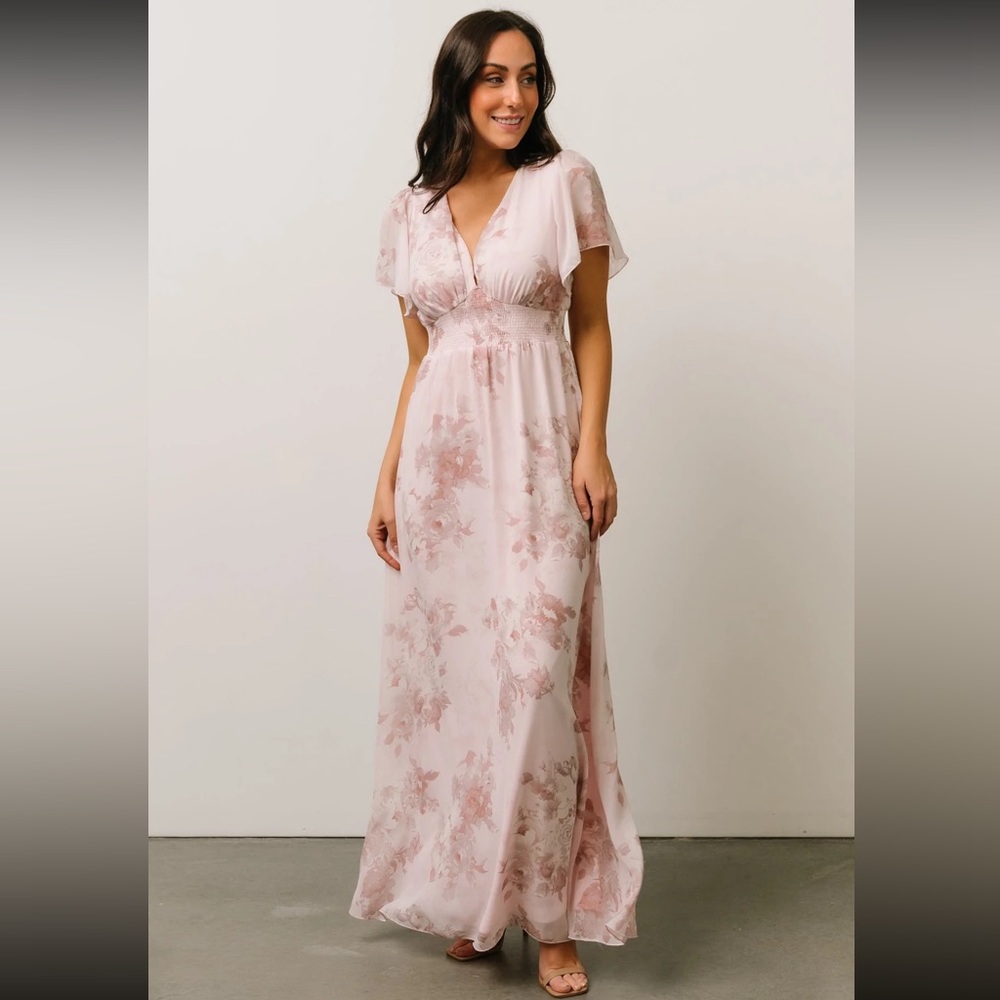 Medium Pink Floral Dress